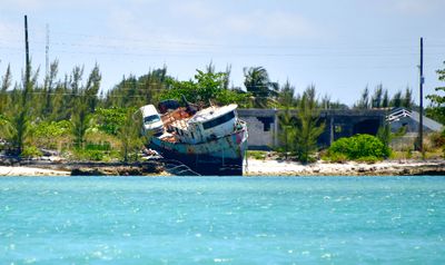 Shipwreck from Hurricane Dorian in 2019, Marsh Harbor, Bahamas 282  