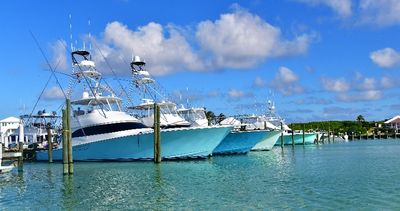 Large Charter Boats Sea Spray Resort & Marina, White Sound, Elbow Cay, Bahamas 500  