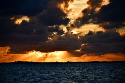 Sunset over Elbow Cay and Abacos, Bahamas 577  