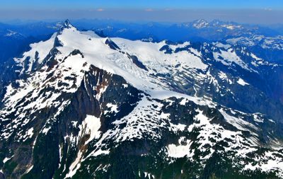 Mt Shuksan, The Hourglass, Summit Pyramid, Jagged Ridge, Seahpo Peak, Sulphide Glacier, Crystal Glacier, North Cascades National