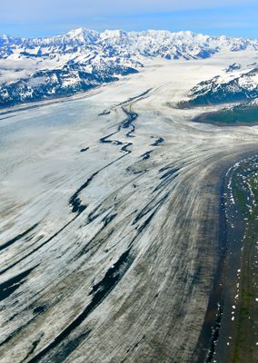 Steller Glacier, Khitrov Hills, Mount Hawkins, Wrangell Saint Elias Wilderness, Alaska 1201