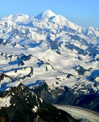 Mount Fairweather, Mt Root, Grand Plateau Glacier,, Fairweather Range, Alaska 898