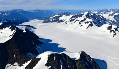 Lake George Glacier, Upper Lake George, Chugach Mountain, Alaska 242