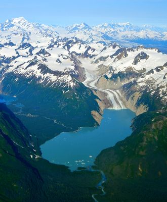 Johnson Glacier, Johnson Lake, Chugach Mountains, Alaska 423
