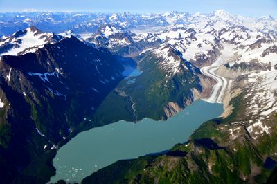 Johnson Glacier, Johnson Lake, McPherson Glacier, Miles Glacier, Mount Tom White, Chugach Mountains, Alaska 435