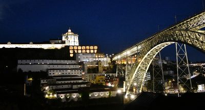 Church of the Monastery of St. Augustine of the Serra do Pilar, Luís I Bridge, Porto, Portugal 1328