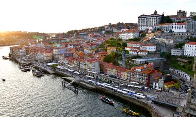 Porto, Douro River, Porto Cathedral, Episcopal Palace of Porto, Porto, Portugual 1163