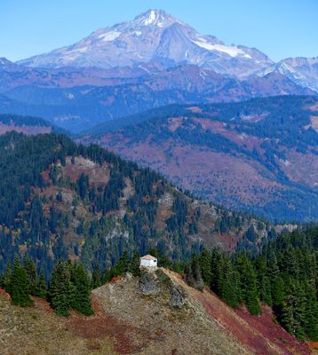 Evergreen Mountain Lookout, Evergreen Mountain, Glacier Peak, Cascade Mountains, Washington 218