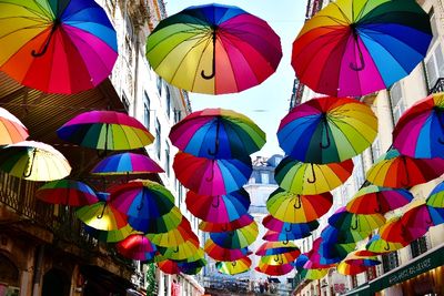 Umbrella over Pink Street, Lisbon, Portugal 052