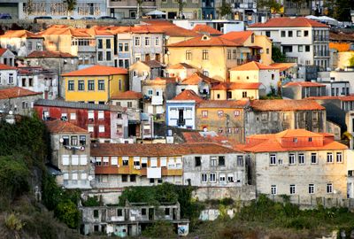Sunset on Fontainhas Section of Porto, Portugal, 1038