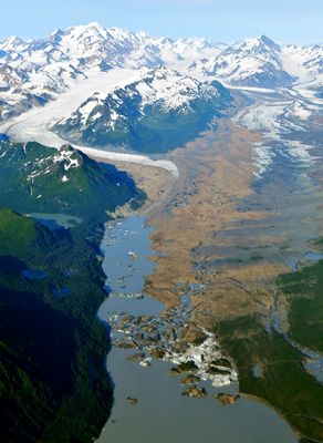 Martin River Glacier, Mount Tom White, Mount Hawkins, Waxell Ridge, Alaska 459