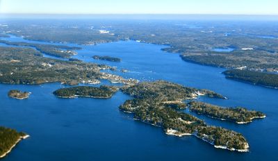 Ridley Cover, Big Hen Island, Cundy Points, Cundy's Harbor, Little Island, Sheep Island, New Meadows River, Maine 526