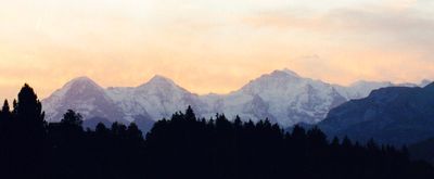 Eiger, Monch, Jungfraujoch, Jungfrau, Bermer Alpen, Switzerland 2001