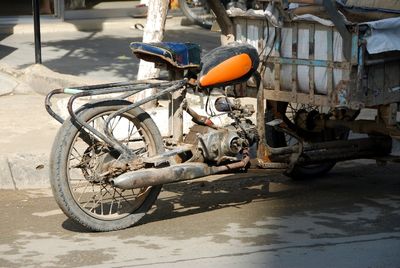 Homemade Motorized Push Cart, Saigon, Vietnam 090  