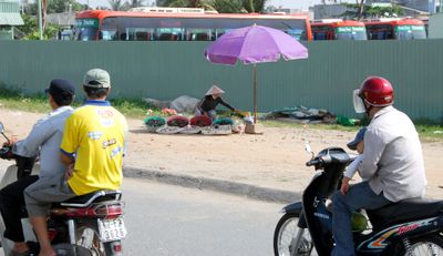 Selling on side of road, Saigon, Vietnam 114 