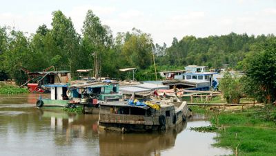 Barges on Rach Vam Trang, An Hoa, Vietnam 337  