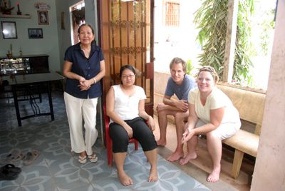 Auntie, Cousin, Jill and Rob, An Hoa Vietnam 378  