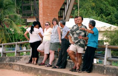 Family on Han Bridge, Rach Vam Trang River, An Hoa, Vietnam 365 