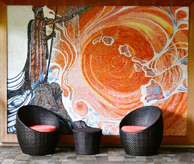 Mural of Hawaiian Island, Kauai 028 
