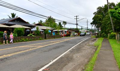 Kuhio Highway and Main Street in Hanalei, Kauai, Hawaii 235  