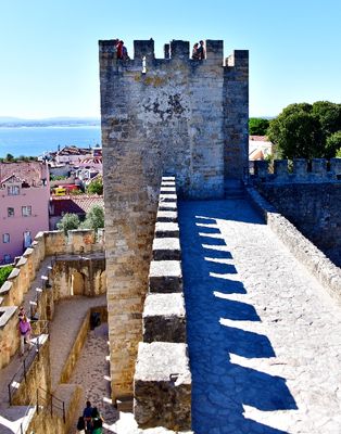 Tower at Castelo de São Jorge, Lisbon, Portugal 159