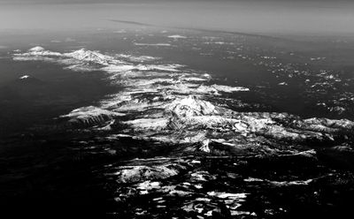 Cascade Volcanoes or Cascade Volcanic Arc, Sierra Nevada Range, Ring of Fire, Oregon and California