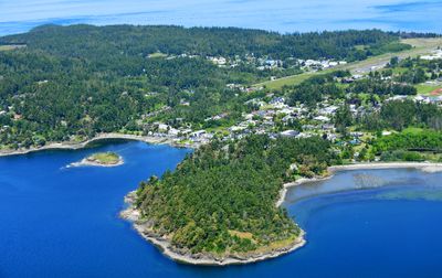 Eastsound, Madrona Point, Fishing Bay, Ship Bay, Crescent Beach, Eastsound Airport KORS, President Channel, Orcas Island, Washin