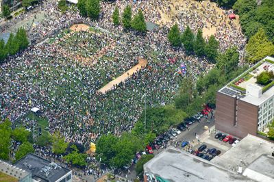 Cal Anderson Park NO KING March, Seattle, Washington 076