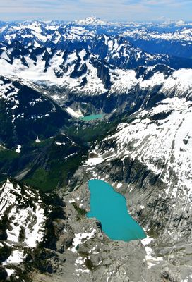 Aerial Cascade Mountains