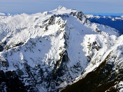 AERIAL MOUNT BAKER/MOUNT SHUKSAN