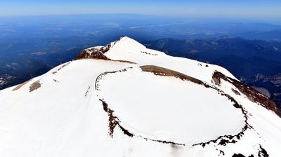 Aerial Mount Rainier