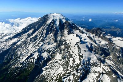 Aerial Mount Rainier