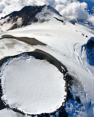 Aerial Mount Rainier