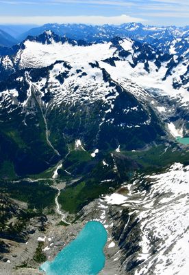 Aerial Cascade Mountains