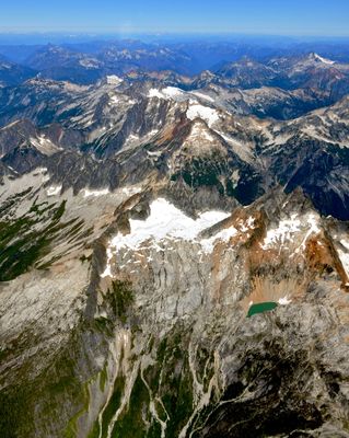 Aerial Cascade Mountains