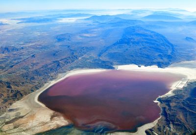 Pink Lake, Maharlu Lake, Bakhtegan National Park, Bakhtegan Lake, Shiraz, Iran 3877