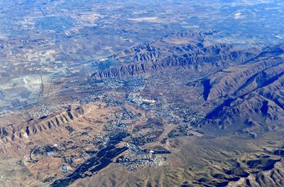 Aerial Landscape of Western Iran from Qatar Airlines