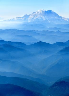 Aerial Mount Rainier