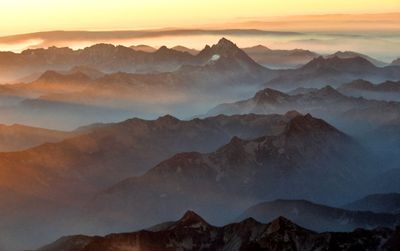 Eastern Cascade Mountains and Mount Stuart Range, Washington