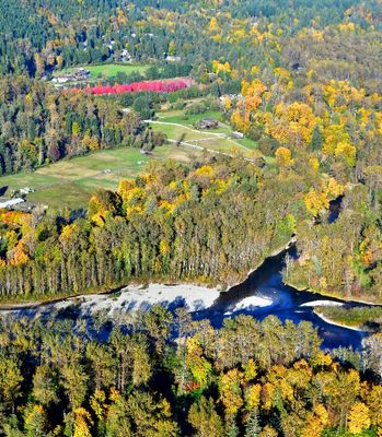 Fall Foliage on North Fork Snoqualmie River, Ernie Groves, Washington 687