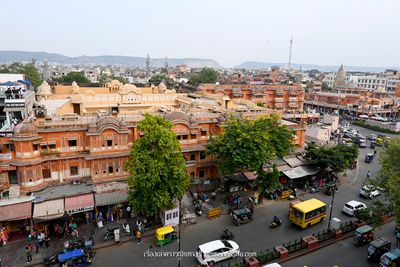 Jaipur from Hawa mahal 