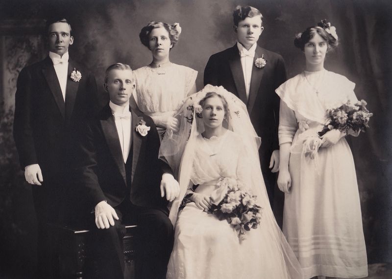 43) Ragnar and Alida Erickson wedding.