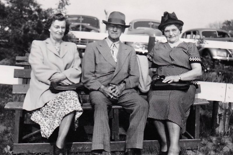71) Gunborg and Sally and Mr. Ecklund.