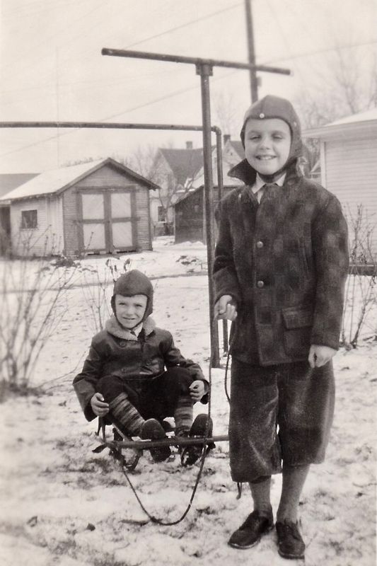 90) Raymond and friend Loren Taylor?