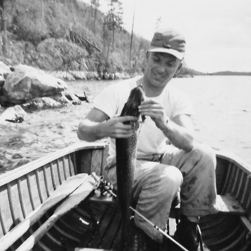126) He liked to fish in Canada