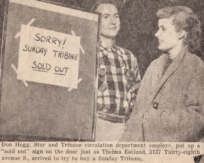 147) Thelma was even in the newspaper.