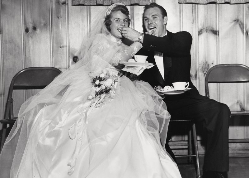 177) Really eating cake.