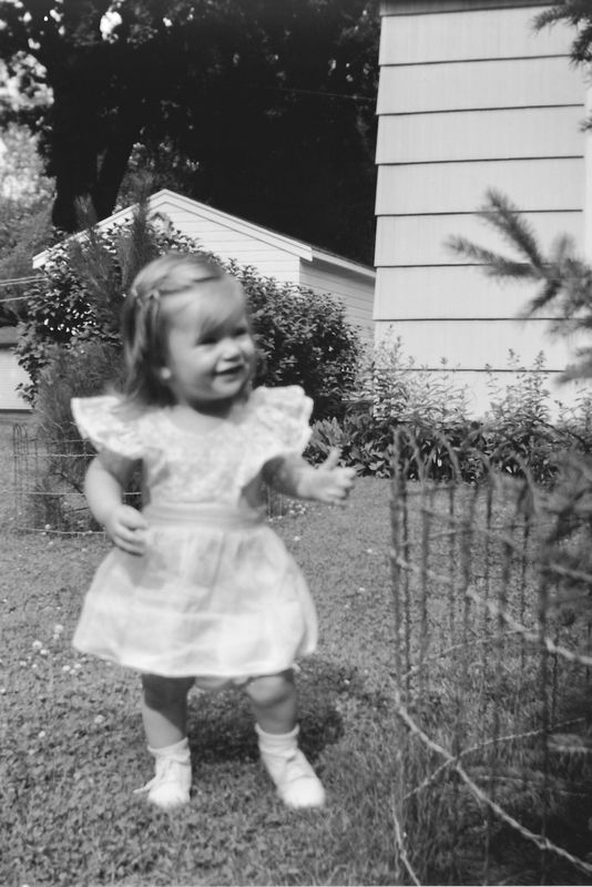 233) Susie at Grandma's Gunborg's house.