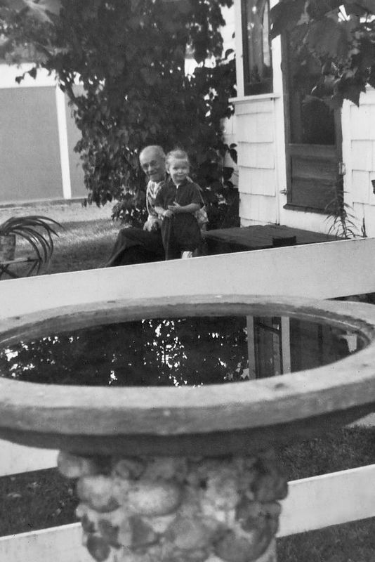 246) Susie and Mr. Pegg, the next door neighbor.