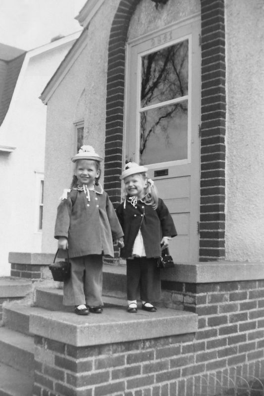284) Susie and Lenore at Easter?
